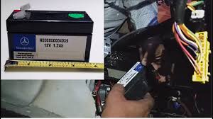 How To Remove Mercedes Battery Auxiliary Battery W164 Mercedes Ml500 Youtube