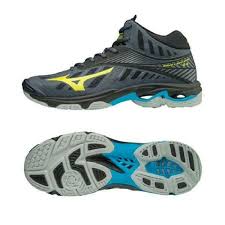 Mizuno Lightning Z4 Mid Volleyball Badminton Shoes Unisex Dark Shadow V1ga180547 Mizuno Badminton Shoes Mizuno Shoes Badminton