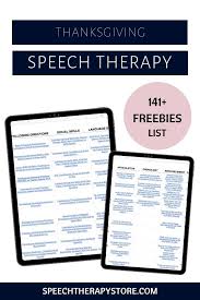 Watching football, making pumpkin pie, and saying the magic phrase that sends your aunt storming out of the dining room to sit in her car. 141 Free Thanksgiving Speech Therapy Activities Speech Therapy Store
