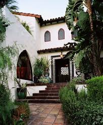 Mediterranean Home Via Design Sponge Beautiful But I Would Have Square Windows No Shape Spanish Style Homes Spanish Style Spanish House