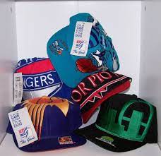 90s The Game Big Logo Hat Lot Hornets Suns Rangers Sonics Scorpions Nhl Nba Mlb Hats Hats Vintage Vintage Street Fashion