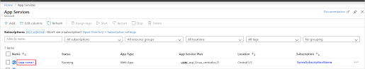 Azure app service plan is just an logical concept of a set of features and capacity that you can share across multiple apps. Quickstart Create A Python App Azure App Service Microsoft Docs