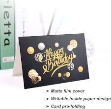 Celebrate someone's day of birth with men birthday cards & greeting cards from zazzle! Tuparka 18 Pcs Happy Birthday Cards Gold And Black Birthday Greeting Cards With 18 Envelopes For Men Women Art Craft Supplies Party Supplies