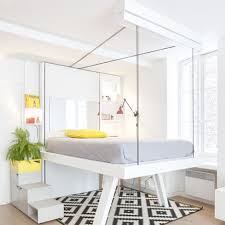 The best ways to dress up a drop ceiling pretty up a drab drop ceiling with any of these unexpected, inexpensive decor ideas. Decadrages Bedup Lifts Up To The Ceiling When Not In Use
