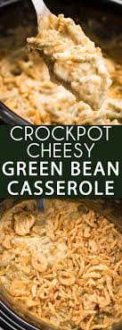 Slow Cooker Green Bean Casserole The Salty Marshmallow Recipe Crockpot Holiday Recipes Greenbean Casserole Recipe Crockpot Green Beans