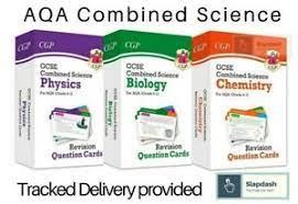 gcse aqa cgp combined science revision flashcards all 3 question cards pack ebay free math