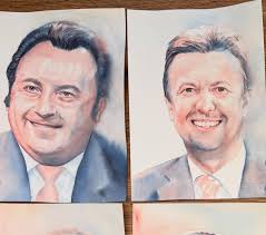 A long train ride is perfect for a nice sketch! I used watercolor graphite  pencils (HB, 4B and 8B) for my drawing and shading and a pitt graphite matt  14B for the