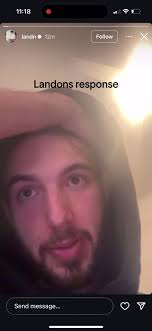 Landon Saying Trust Men