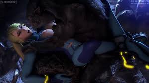 Zero Suit Samus fucked by Monster