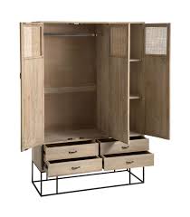 Sei es die erste eigene wohnung oder ganz einfach der. Schrank 3 Turen Und 4 Schubladen Holz Mangobaum