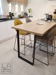 Pied Fer Plat Sur Mesure Console Table Haute La Fabrique Des Pieds En 2020 Interieur Moderne De Cuisine Idee Deco Cuisine Cuisine Contemporaine