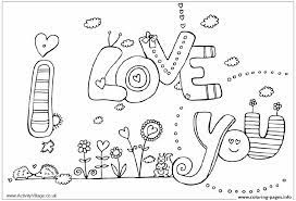Teenagers coloring pages of i love you! I Love You Coloring Pages Printable