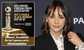 Home global infos hollywood foreign press association finally recruiting black members. Rashida Jones Among Celebs Supporting Timesup Globe After Hfpa Vows To Bring In Black Members Daily Mail Online
