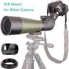 Amazon Com Gosky 20 60x60 Hd Spotting Scope With Tripod Carrying Bag And Scope Phone Adapter Bak4 45 Degree Angled Ey Spotting Scopes Best Camera Telescope