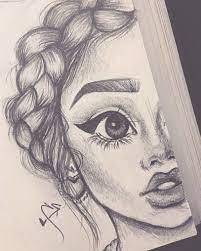 Dessin manga fille facile croquis blog dessin manga. Dessin Graphique De Petite Fille Aux Gros Yeux Et Jolis Traits De Visage Couronne De Tresse Dessin Facile A Reprod Dessin Swag Dessin Visage Dessin Graphique