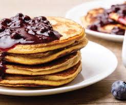 Coconut Flour Pumpkin Pancakes With Blueberry Syrup Recipe Coconut Flour Blueberry Muffins Pumpkin Pancakes Coconut Flour Pumpkin Pancakes
