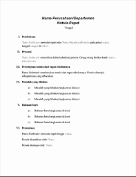 Dit omdat bij de vorige verhuizing er toe leide dat de kar trekkende. Notula Rapat Sederhana