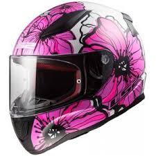 Ls2 Rapid Kask Poppies Pembe Ls2 Bayan Kask Modelleri