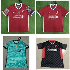 Drawing inspiration from the liver bird and the shankly gates, the new away look throws back to the. Thai Quality 2020 2021 New Liverpool Home Soccer Jersey Ucl Size S 5xl Shopee Malaysia