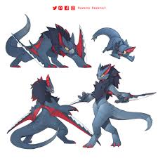 更多以宝可梦风格呈现的迅龙: rMonsterHunter