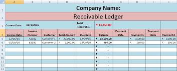 Download Accounts Receivable Excel Template Accounts Receivable Excel Templates Excel