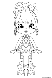 The shopkins world provides you cute printables and cartoon for girls in a different format as. Shopkins Shoppies Queenie Hearts Or Queen Of Hearts Coloring Pages Printable