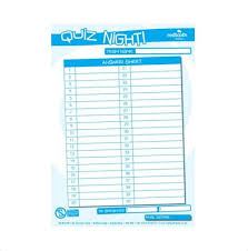 Teaching children to read is an important skill they'll use for the rest of their lives. Trivia Answer Sheet Template 35 Images Quiz Sheets Free To Quiz Sheet Templates Quiz Adoption Trivia Fillable 1970s Trivia Test Template With Answer