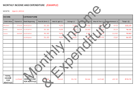 Excel Templates Income Spreadsheet Template