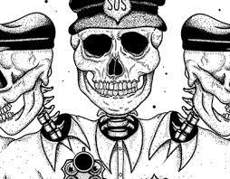 Police man illustration, police officer coloring book police car, policeman cartoon, child, boy png. Police Brutality On Behance