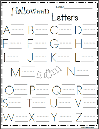 Uppercase Letter Writing Worksheet Halloween Madebyteachers Letter Writing Worksheets Kindergarten Phonics Worksheets Writing Worksheets