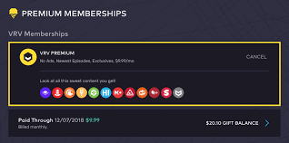 Check spelling or type a new query. Vrv On Twitter Hey There Thanks For Reaching Out About This You Credit Should Have Automatically Been Applied To Your Account And You Should See It Under Premium Memberships Like So Https T Co Smjkslxvvt