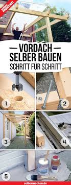 Free Instructions Just Build The Canopy Yourself With This Canopy Made Of Wood And Glass You Expand Your House Entran Backyard Sheds Pergola Backyard Shed