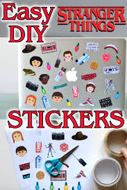 Diy Stranger Things Stickers Phone Case Stranger Things Sticker Phone Case Stickers Stranger Things