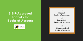 3 Bir Approved Formats For Books Of Account Full Suite Leaf Book Accounting Books