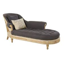 Chaise Longue 1 Posto In Lino Grigio Carbone Maisons Du Monde In 2020 Chaise Longue Chaise Soft Furniture