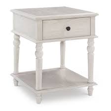 Brighton Hill Mcghie White Side Table Bellacor In 2020 White Side Tables Rectangle Side Table Grey Side Table
