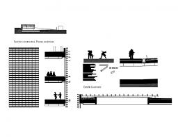 Descargue gratis 59 bloques cad de lucernarios en dwg para autocad, revit, sketchup y otros software cad. Detail Of Section Constructive Of Building Ceramic And Concrete Parts Dwg File Cadbull