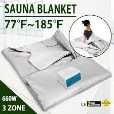New 3 Zone Digital Far Infrared Slimming Sauna Blanket Weight Lose Detox Spa Sauna Ideas Of Sauna Sauna New 3 Best Infrared Sauna Sauna Sauna For Sale