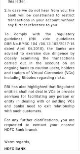 Closure of account application form account no. India Hdfc Bank Threatens Customers Trading Cryptocurrencies With Account Closure Steemit