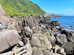 宜蘭頭城》北關海潮公園, 免費天然礁岩海岸步道、一線天秘境(蘭陽八景之一) - 寶寶溫旅行親子生活