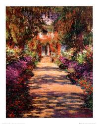 Garden Path At Giverny Avenue In Giverny Claude Monet 1902 92 X 89 Cm Oil On Canvas Kunsthistorisches Museum Vienna Austr Pintores Monet Arte Em Tela