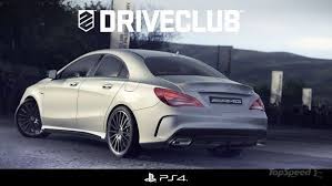 Mercedes Cla 45 Amg Teased In Ps4 Game Driveclub Racing Games Car Games Cla 45 Amg