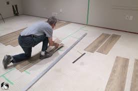 Loose lay vinyl flooring goes down quickly and it relies on friction to remain in place over time. Loose Lay Vinyl Plank Flooring Installation Birdz Of A Feather