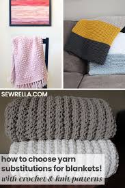 How To Choose Yarn Substitutions For Blankets Sewrella