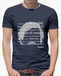 Camiseta Letra Cancion Narcos Pablo Escobar Soy El Fuego Que Arde Tu Piel Camisetas Letras Piel