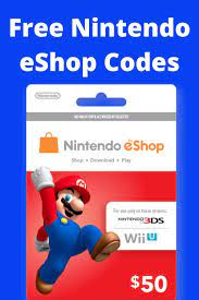 As couponxoo's tracking, online shoppers can recently get a save of 50% on average by using our coupons for shopping at free unused nintendo eshop codes 2020. Free Nintendo Eshop Gift Card Earn Free 50 Nintendo Eshop Codes 2021 In 2021 Nintendo Eshop Free Eshop Codes Eshop Codes