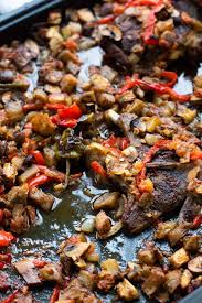 Eggplant is high in fiber but low in calories so it's great to cook with. Baked Lamb Chops With Vegetables Always Use Butter