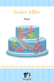 Fondant Kuchen Tattoo Meer Kuchen Mit Fondant Torten Bilder Tortendeko