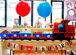 Train Boy Themed Birthday Party Planning Ideas Decorations Trains Birthday Party Birthday Party Planning Train Birthday