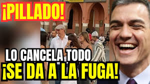 ¡CONFIRMADO! Sánchez SE FUGA en plena Semana Santa y CANCELA TODO